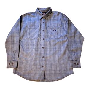 Dickies Workwear Women's Bakerhill Oversized Shirt - Brown Plaid